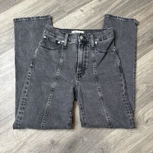 Madewell the perfect vintage straight jean faded black women’s size 24